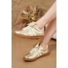 imageProject Cloud Womens Sneakers  Memory Foam Casual Shoes for Women Footwear Lace Up Womens Fashion Sneakers  NonSlip Comfortable Trendy Shoes Womens MadridGold