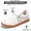 imageProject Cloud Womens Sneakers  Memory Foam Casual Shoes for Women Footwear Lace Up Womens Fashion Sneakers  NonSlip Comfortable Trendy Shoes Womens MadridWhite