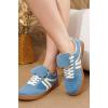 imageProject Cloud Womens Sneakers  Memory Foam Casual Shoes for Women Footwear Lace Up Womens Fashion Sneakers  NonSlip Comfortable Trendy Shoes Womens MadridBlue