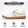 imageProject Cloud Womens Sneakers  Memory Foam Casual Shoes for Women Footwear Lace Up Womens Fashion Sneakers  NonSlip Comfortable Trendy Shoes Womens MadridWhite