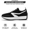 imageProject Cloud Womens Sneakers  Memory Foam Insole and Lightweight Spring Shoes  NonSlip Lace Up Trendy Shoes  Fashion Sneakers for Women 2025Black