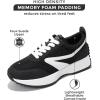 imageProject Cloud Womens Sneakers  Memory Foam Insole and Lightweight Spring Shoes  NonSlip Lace Up Trendy Shoes  Fashion Sneakers for Women 2025Blackbalinda
