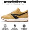 imageProject Cloud Womens Sneakers  Memory Foam Insole and Lightweight Spring Shoes  NonSlip Lace Up Trendy Shoes  Fashion Sneakers for Women 2025Mustardbalinda