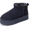 Navy Suede