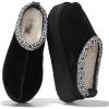 imageProject Cloud 100 Genuine Leather Platform Slippers for Women  Soft Memory Foam Womens Slippers ampamp Supportive Clogs for Women 2025  Cozy Stylish Everyday Footwear SayreBlack