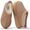 imageProject Cloud 100 Genuine Leather Platform Slippers for Women  Soft Memory Foam Womens Slippers ampamp Supportive Clogs for Women 2025  Cozy Stylish Everyday Footwear SayreChestnut