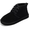 imageProject Cloud Ankle Boots for Women  Genuine Suede Shoes with Memory Foam Insole  NonSlip Mini Winter Boots Shoes for Women 2025 JuleeBlack