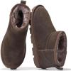 Chocolate Brown Suede