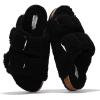 imageProject Cloud Genuine Leather Flat Sandals for Women 2025 Comfortable Beach Essentials Womens Sandals Memory Foam Vacation Essentials Slides for Women Footwear SantoriniBlack