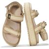 imageProject Cloud Genuine Leather Platform Sandals Women Footwear  Comfortable and Adjustable Strappy Summer Sandals for Women 2025  Memory Foam and NonSlip Slingback Beach SlidesHigh Platform Raffia