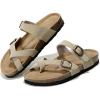 imageProject Cloud Genuine Leather Womens Sandals  Comfortable Cork Footbed Slides with Memory Foam Beach Essential Summer Sandals For Women 2025 LianBeige