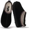 imageProject Cloud Genuine Suede Slippers for Women with Genuine Australian Shearling Fur Lining Womens Slippers  NonSlip EVA with Memory Foam Fuzzy Slippers Women Footwear NeritaBlack