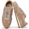 imageProject Cloud Leather Barefoot Shoes Women  Memory Foam LaceUp Womens Sneakers  Lightweight ampamp Non Slip Womens Shoes Casual  AllDay Womens Fashion Sneakers for 2025 TigerTaupe