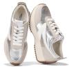 imageProject Cloud Womens Sneakers  Memory Foam Insole and Lightweight Spring Shoes  NonSlip Lace Up Trendy Shoes  Fashion Sneakers for Women 2025Silverbalinda
