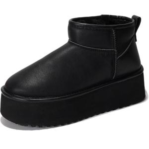imageProject Cloud 100 Genuine Leather Ankle Boots for Women  AntiSlip Memory Foam Insole Womens Boots  Lightweight Winter Womens Shoes Ankle Booties for Women HuggyBlack Leather