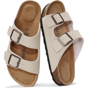 imageProject Cloud Genuine Leather Flat Sandals Women 2025 Beach Essentials Womens Sandals Memory Foam Vacation Essentials Slides for Women Footwear VenitaBeige