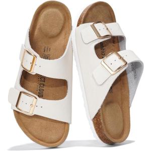 imageProject Cloud Genuine Leather Flat Sandals Women 2025 Beach Essentials Womens Sandals Memory Foam Vacation Essentials Slides for Women Footwear VenitaIvory