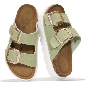 imageProject Cloud Genuine Leather Platform Sandals Women Footwear  Wedge Chunky Sandals Womens sandals with Memory Foam Insole and Cork Footbed GREECECHUNKYSage Suede