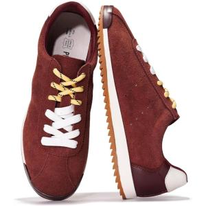 imageProject Cloud Genuine Leather Sneakers for Women  Womens Sneakers with Memory Foam Insole  Lightweight ampamp Non Slip Womens Shoes  Stylish Fall Shoes for Women 2025 LynnBurgundy Suede