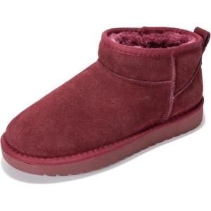 imageProject Cloud Genuine Suede Ankle Boots for Women  Water Resistant with Memory Foam Insole Winter Boots for Women  Trending Shoes ampamp Comfortable Womens Ankle Boots HippyWine Suede