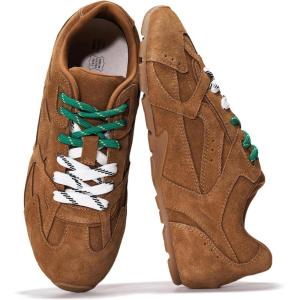 imageProject Cloud Leather Barefoot Shoes Women  Memory Foam LaceUp Womens Sneakers  Lightweight ampamp Non Slip Womens Shoes Casual  AllDay Womens Fashion Sneakers for 2025 RomaTan Suede