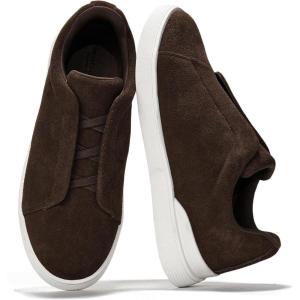 imageProject Cloud Men Sneakers  Memory Foam Insole Mens Shoes  Lightweight ampamp Non Slip Casual Shoes for Men  Everyday Slip On Mens Sneakers HudsonChocolate Brown Genuine Suede