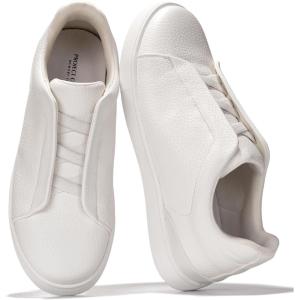 imageProject Cloud Men Sneakers  Memory Foam Insole Mens Shoes  Lightweight ampamp Non Slip Casual Shoes for Men  Everyday Slip On Mens Sneakers HudsonWhite