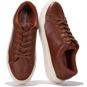 imageProject Cloud Mens Sneakers  Memory Foam Fashion Mens Shoes  Lightweight and Non Slip LacedUp Casual Men Sneakers  Perfect Men Casual Shoes for AllDay Wear TiltonCognac