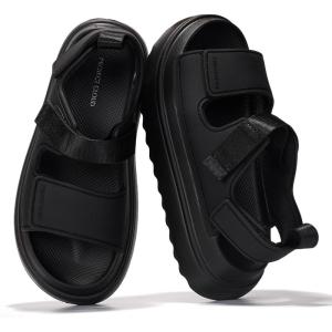 imageProject Cloud Platform Sandals for Women 2025  Memory Foam Insole Lightweight ampamp SlipResistant Womens Sandals  Stylish BeachReady Waterproof Women Footwear GoldieBlack