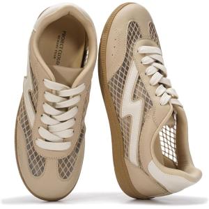 imageProject Cloud Sneakers for Women  LaceUp Shoes for Women Trendy Women Sneakers with Memory Foam Insole Womens Fashion Sneakers NonSlip Womens Shoes IritaNude Mesh