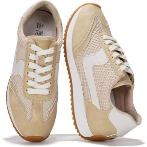 imageProject Cloud Sneakers for Women  Lightweight LaceUp Shoes for Women with Memory Foam Insoles  Trendy Womens Shoes  NonSlip Comfortable Womens Sneakers MadisonTaupe