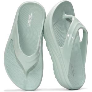 imageProject Cloud Super Foam Flip Flops for Women Footwear  Memory Foam and Lightweight Platform Sandals Women Beach Vacation Essentials  Non Slip Durable and Soft Slippers AbraOlive