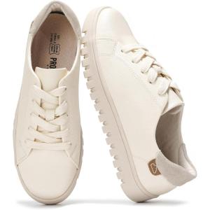 imageProject Cloud Tennis Shoes Womens Sneakers  Memory Foam Non Slip Fashion Ladies Shoes for Women Footwear  Lightweight Lace Up Comfortable Platform Sneakers PaisleyWhite