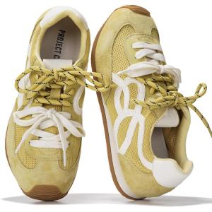imageProject Cloud Womens Shoes with Memory Foam Insole Trendy Sneakers for Women  Lightweight ampamp NonSlip Womens Sneakers Walking Shoes for Women Footwear LowyLight Yellow