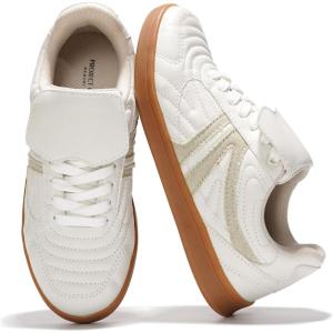 imageProject Cloud Womens Sneakers  Memory Foam Casual Shoes for Women Footwear Lace Up Womens Fashion Sneakers  NonSlip Comfortable Trendy Shoes Womens MadridWhite