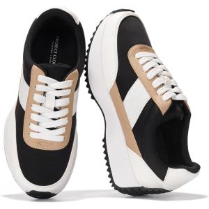 imageProject Cloud Womens Sneakers  Memory Foam Insole and Lightweight Spring Shoes  NonSlip Lace Up Trendy Shoes  Fashion Sneakers for Women 2025Tan