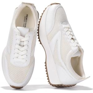 imageProject Cloud Womens Sneakers  Memory Foam Insole and Lightweight Spring Shoes  NonSlip Lace Up Trendy Shoes  Fashion Sneakers for Women 2025White