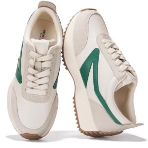 imageProject Cloud Womens Sneakers  Memory Foam Insole and Lightweight Spring Shoes  NonSlip Lace Up Trendy Shoes  Fashion Sneakers for Women 2025Whitebalinda