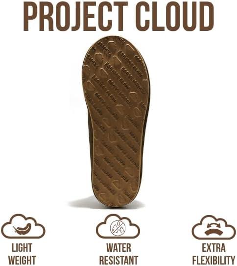 imageProject Cloud Genuine Leather Mens Slippers with Australian Shearling Lining ampamp Memory Foam Insole Outdoor ampamp House Slippers for Men  NonSlip Fuzzy Mens Shoes RelaxationOlive