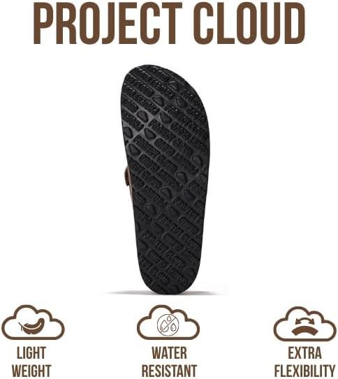 imageProject Cloud Genuine Leather MoccasinStyle Clogs for Women  Memory Foam and Water Resistant Mules Slipon  NonSlip and Durable Clogs Casual Shoes for Women Footwear CarlineBrown Distressed