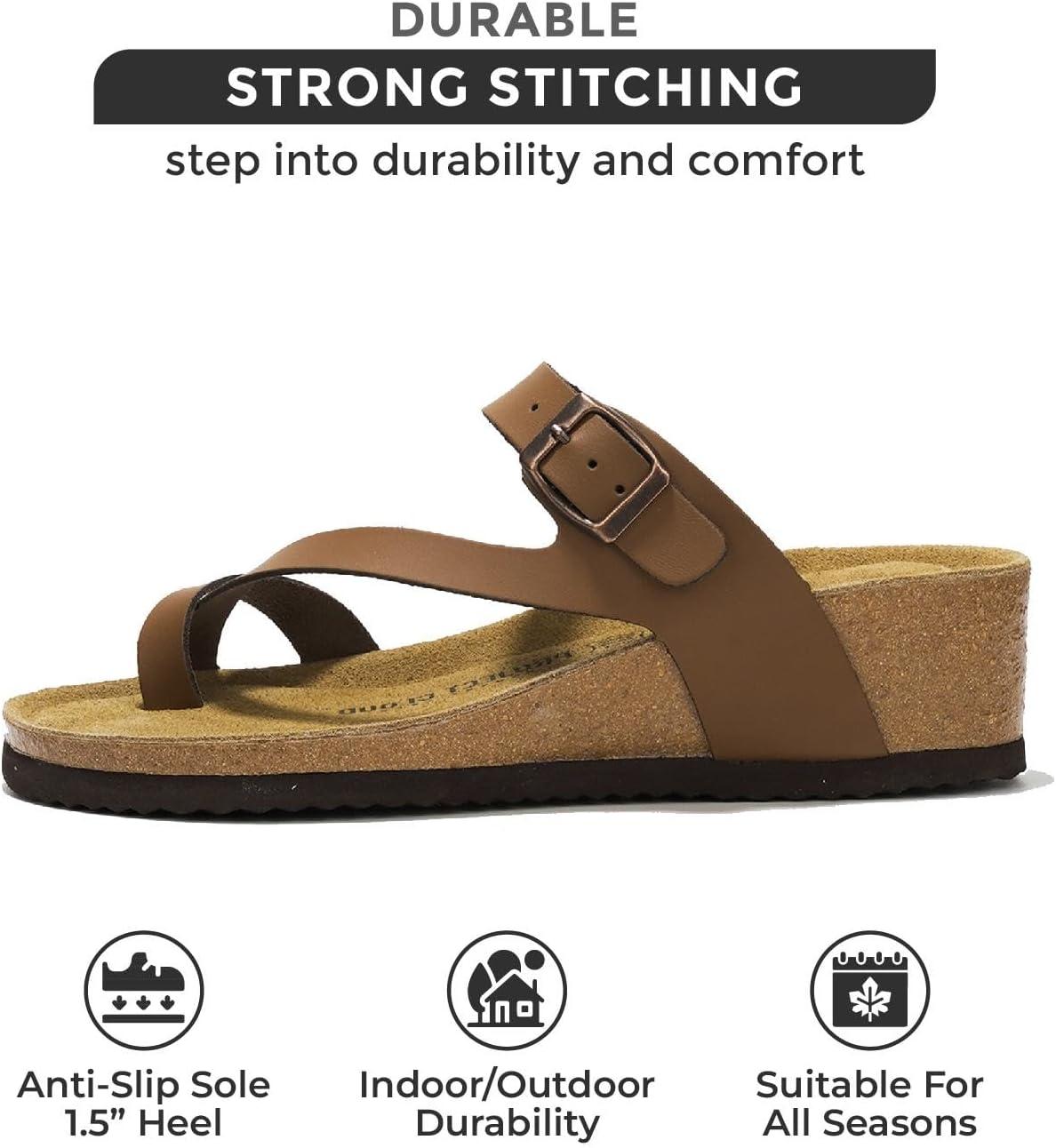 imageProject Cloud Genuine Leather Womens Sandals Wedge  Wedge Sandals ampamp Slippers  Memory Foam Women Footwear Beach Essentials NonSlip Sandals for Women 2025Tanbailey