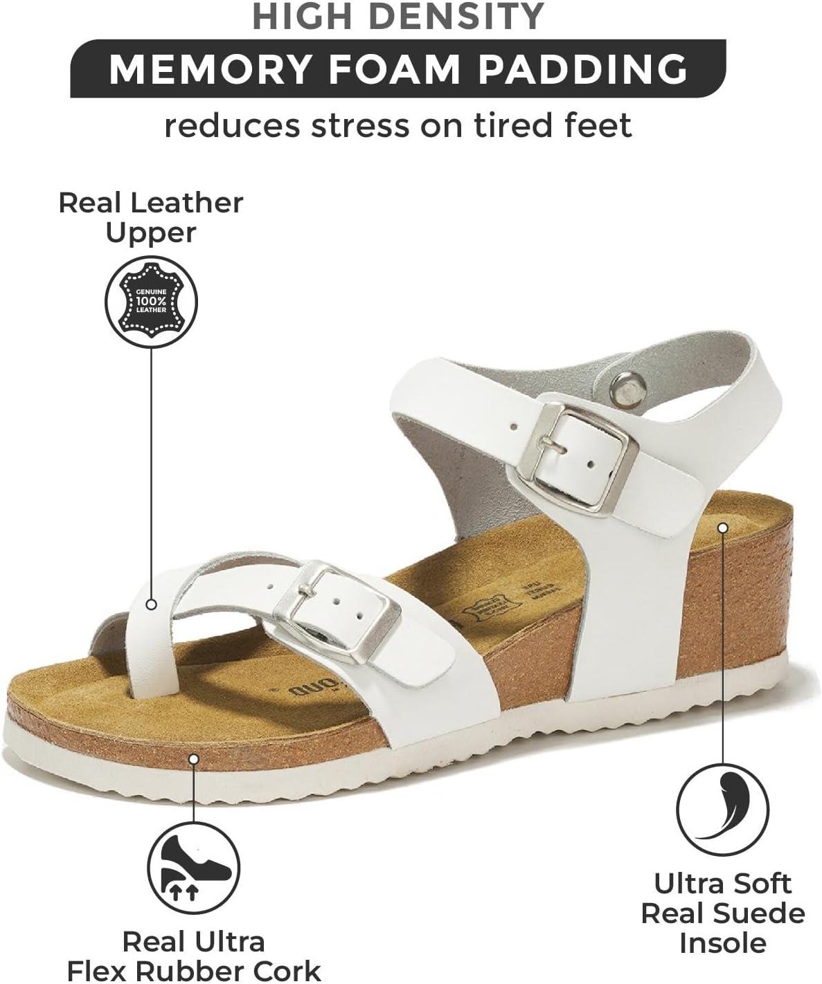 imageProject Cloud Genuine Leather Womens Sandals Wedge  Wedge Sandals ampamp Slippers  Memory Foam Women Footwear Beach Essentials NonSlip Sandals for Women 2025Whitebarrett