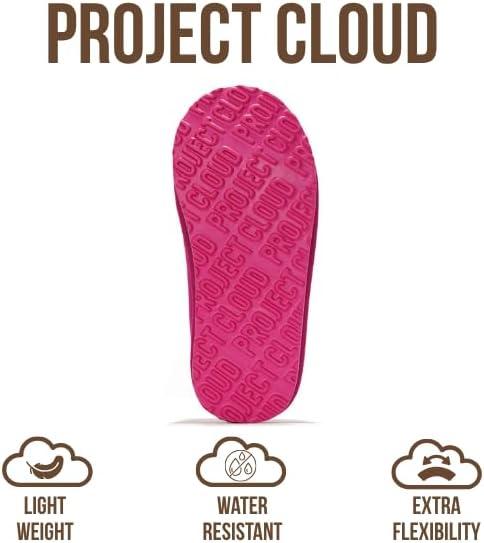 imageProject Cloud Genuine Leather ampamp Australian Shearling Slippers for Kids  Memory Foam Fuzzy ampamp NonSlip Fluffy Slippers Girls Footwear ampamp Boys Footwear Kids Unisex Shoe Dream WarmFuchsia Suede