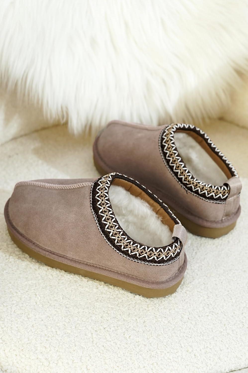imageProject Cloud Genuine Leather ampamp Australian Shearling Slippers for Kids  Memory Foam Fuzzy ampamp NonSlip Fluffy Slippers Girls Footwear ampamp Boys Footwear Kids Unisex Shoe Dream WarmBlush