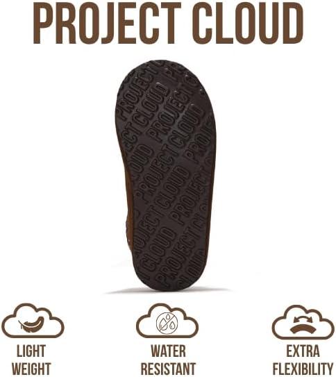 imageProject Cloud Genuine Leather ampamp Australian Shearling Slippers for Kids  Memory Foam Fuzzy ampamp NonSlip Fluffy Slippers Girls Footwear ampamp Boys Footwear Kids Unisex Shoe Dream WarmMocha Suede