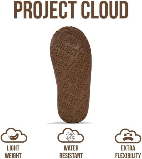 imageProject Cloud Genuine Leather ampamp Australian Shearling Slippers for Kids  Memory Foam Fuzzy ampamp NonSlip Fluffy Slippers Girls Footwear ampamp Boys Footwear Kids Unisex Shoe Dream WarmBlush
