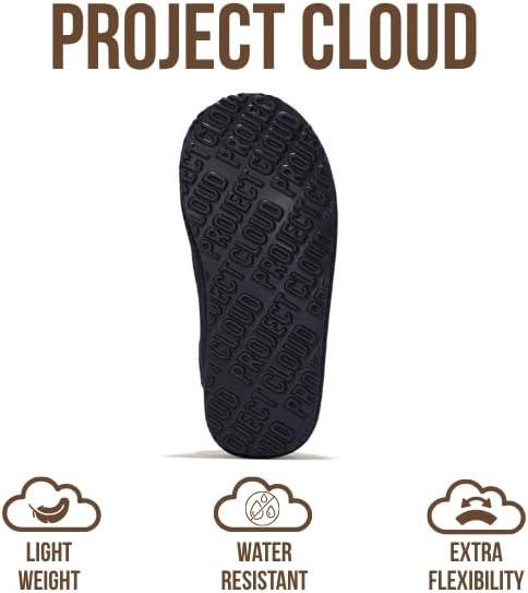 imageProject Cloud Genuine Leather ampamp Australian Shearling Slippers for Kids  Memory Foam Fuzzy ampamp NonSlip Fluffy Slippers Girls Footwear ampamp Boys Footwear Kids Unisex Shoe Dream WarmNavy Suede