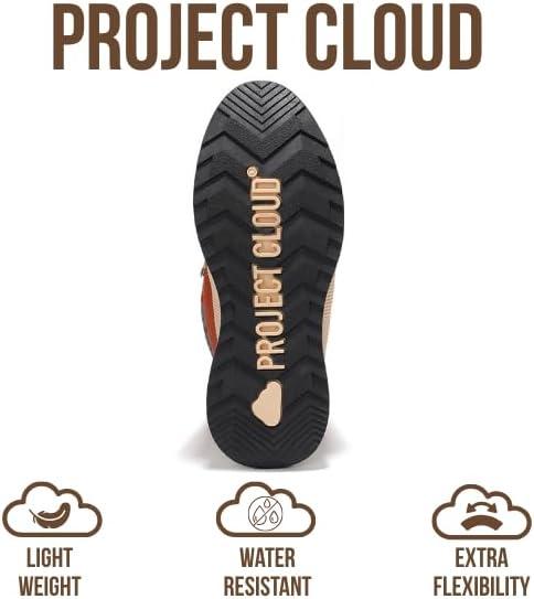 imageProject Cloud Waterproof Snow Boots for Women  Memory Foam Insole NonSlip Womens Snow Boots ampamp Winter Shoes with Shoe Lace  Lightweight Indoor Outdoor ShoesMaroonhiker Upper