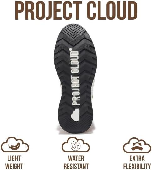 imageProject Cloud Waterproof Snow Boots for Women  Memory Foam Insole NonSlip Womens Snow Boots ampamp Winter Shoes with Shoe Lace  Lightweight Indoor Outdoor ShoesOlivesport Upper
