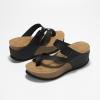 imageProject Cloud 100 Genuine Leather Platform Sandals Women  Memory Foam Womens Sandals ampamp Slippers Beach Essentials  Wedge for Women with Straps MojitoBlack